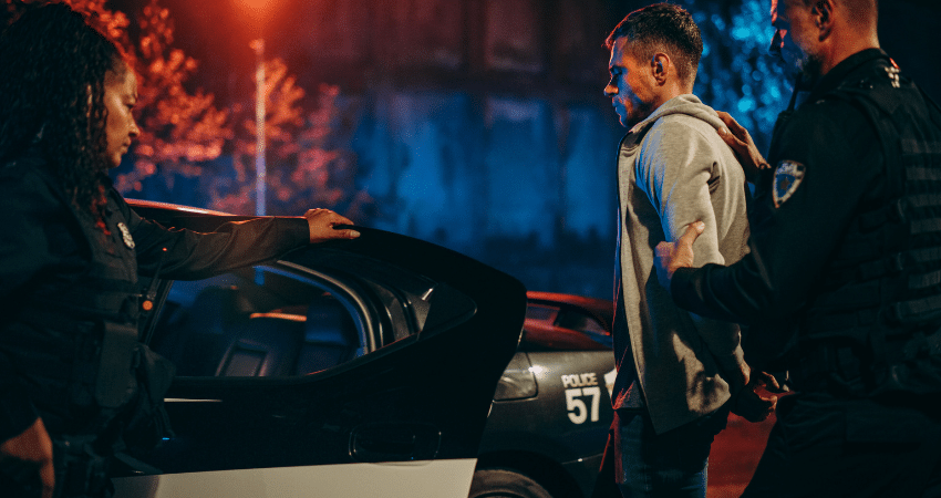 man being Arrested 