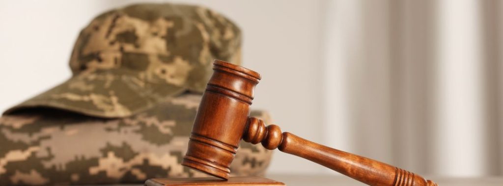 Military uniform in court