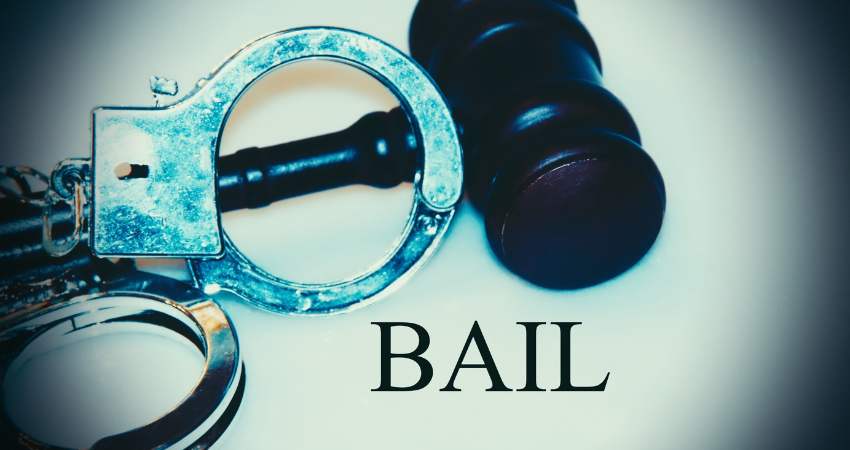 handcuffs and gavel